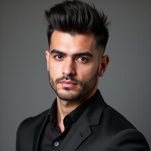 Barbero estilista especializado en tendencias modernas